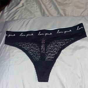 PINK lacy thong